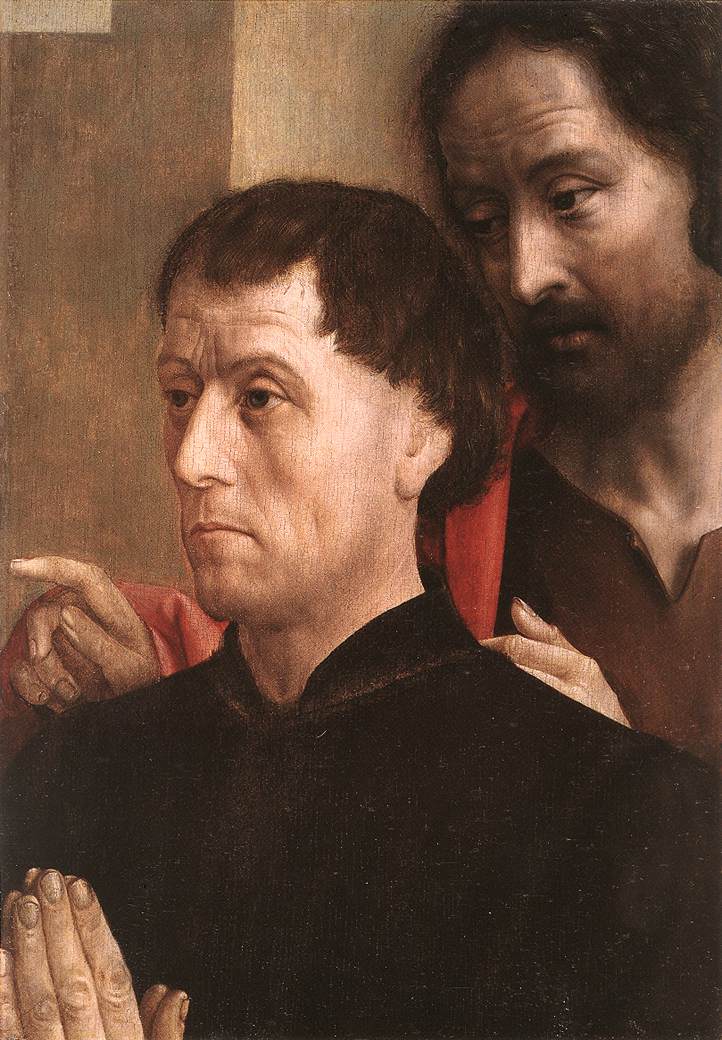 Retrato de um doador com São João Batista