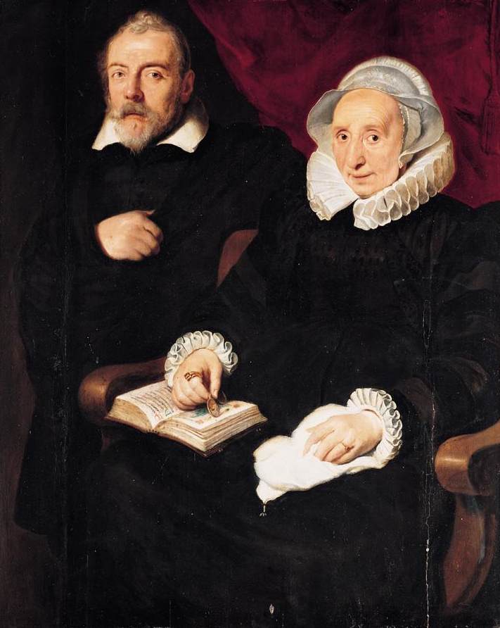 Retrato de Isabel Mertens e seu falecido marido