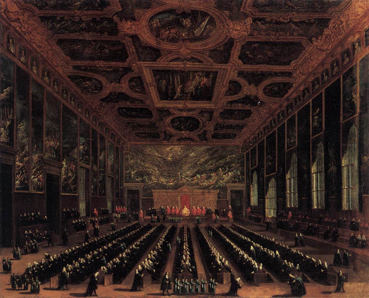 La Sala del Maggior Consiglio, El Palacio de El Dux