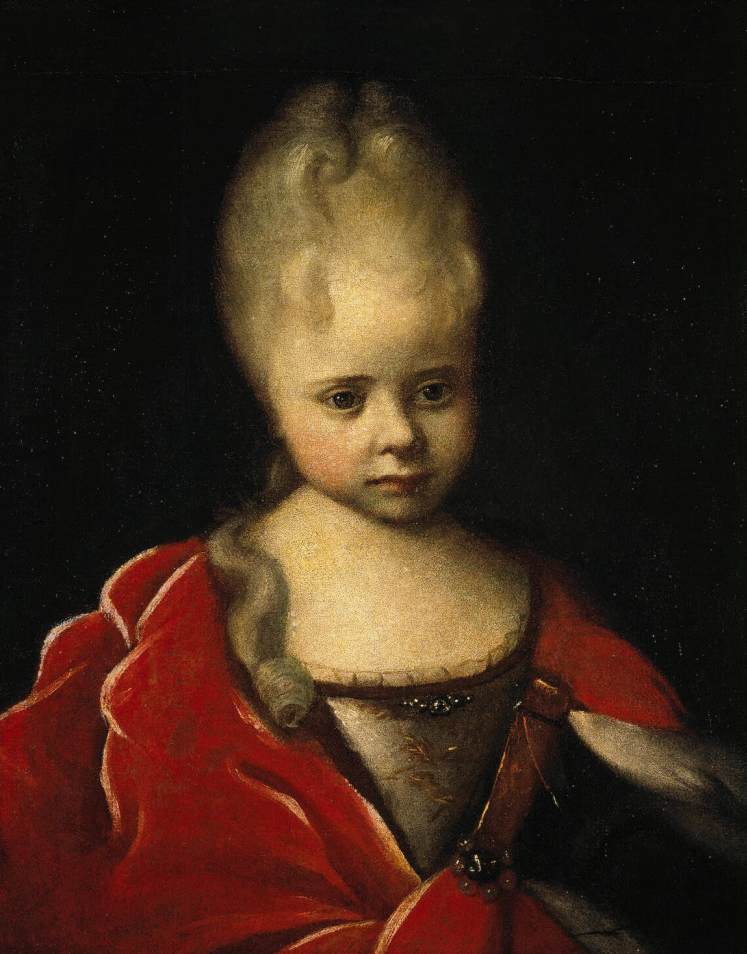 Retrato da Grande Duquesa Yelizaveta Petrovna Quando Era Criança 