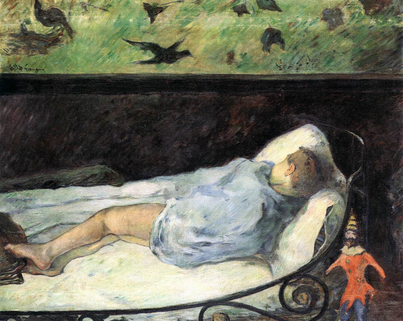 Boy Sleeping (Emile Gauguin)