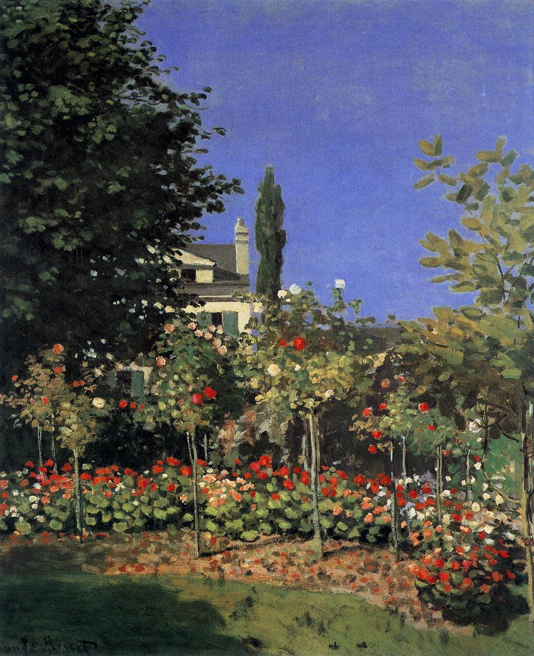 Jardin de fleurs à Sainte-Adresse