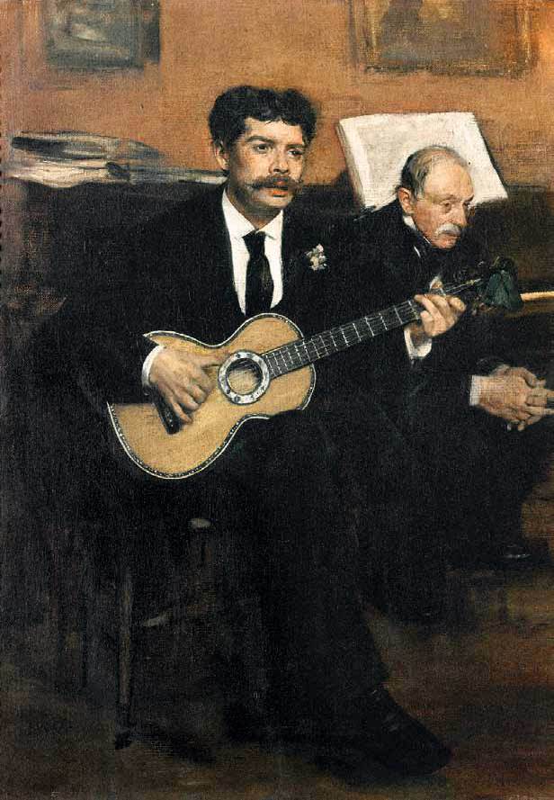 Retratos de Lorenzo Pagans y Auguste Degas