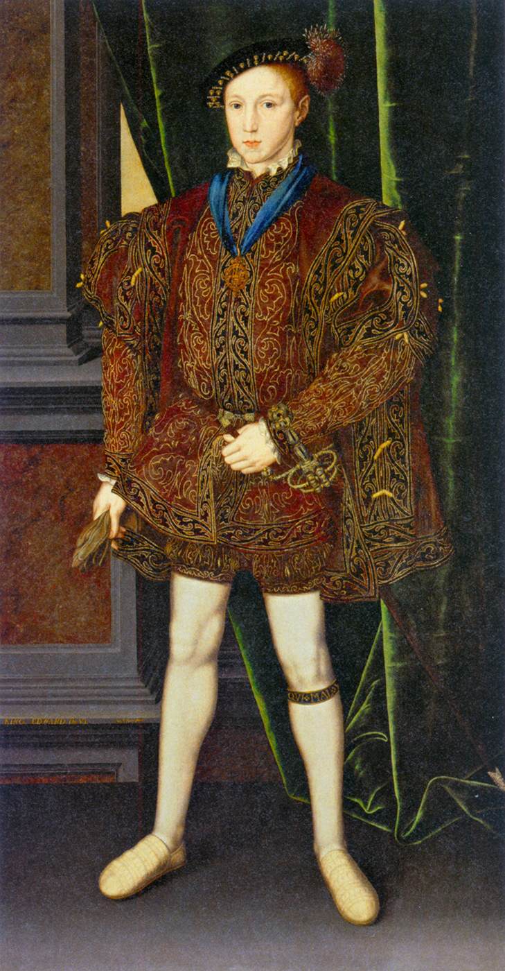 Porträtt av kung Edward VI