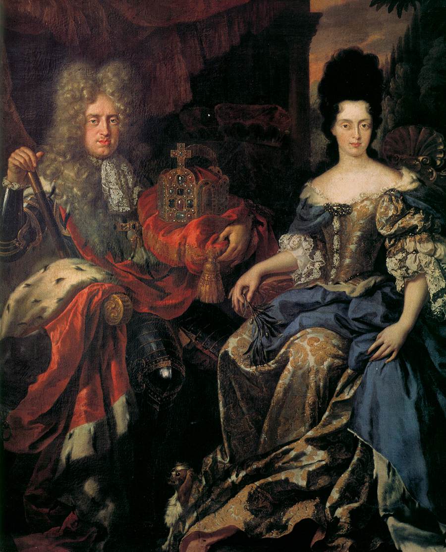 Électeur Palatine Johann Wilhelm von Pfalz-Neuburg et Ana María Luisa de Medici