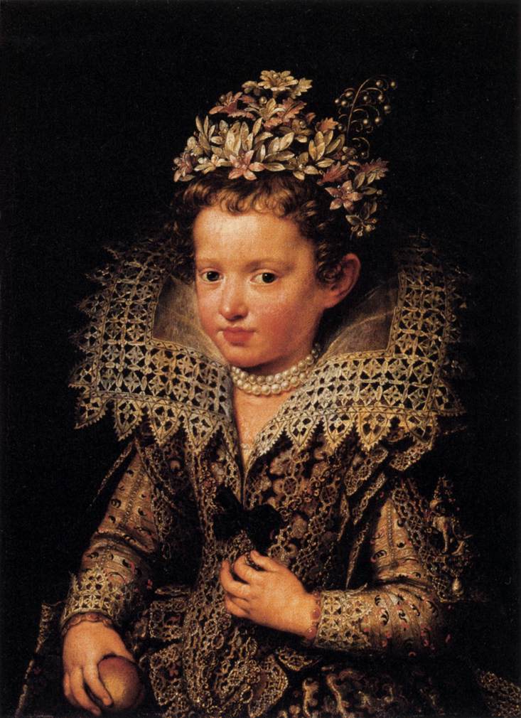 Çocukken Eleonora de Mantua'nın portresi