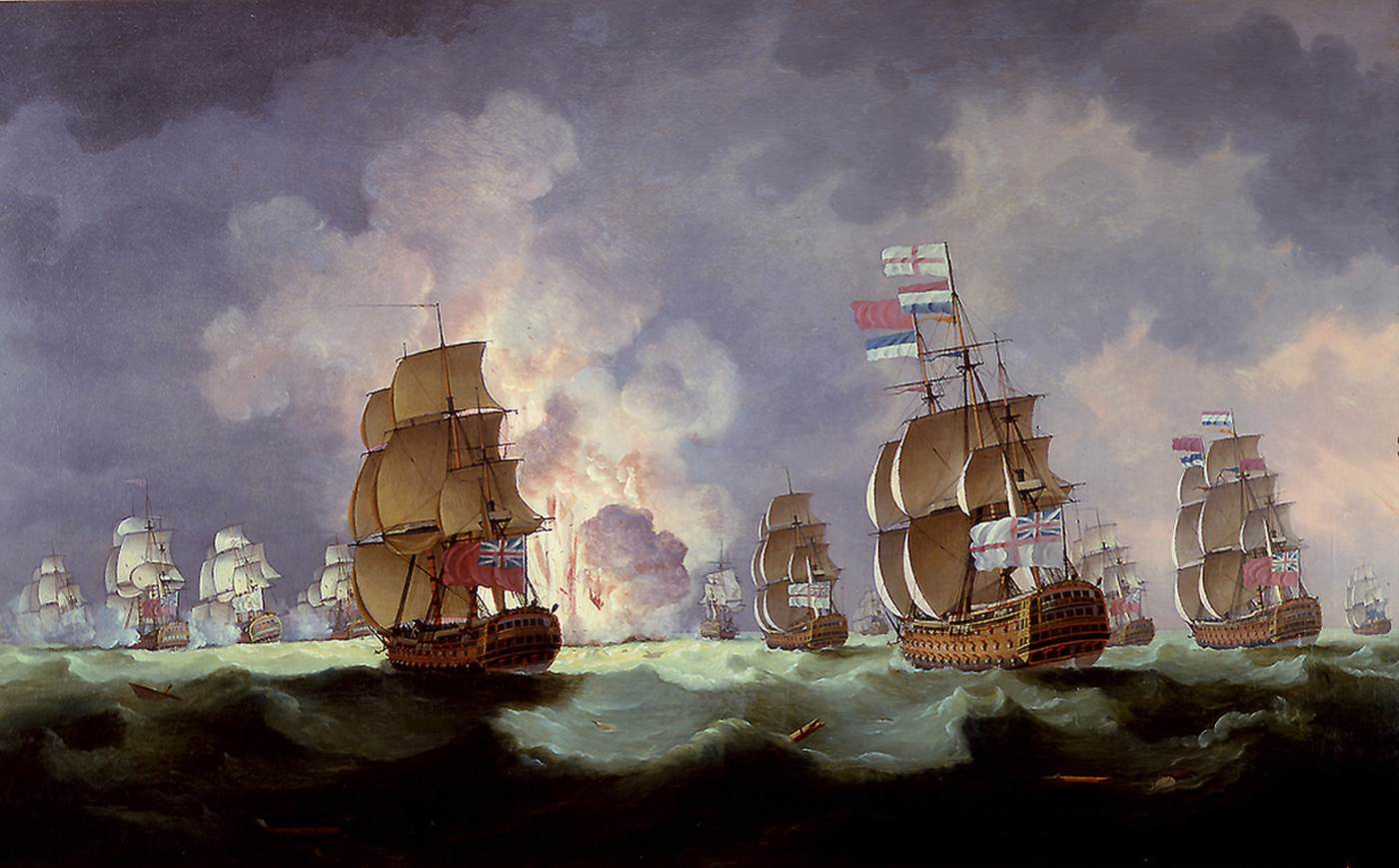 Engagement Between Sir Jorge Brydges Rodney and The Spanish Squadron