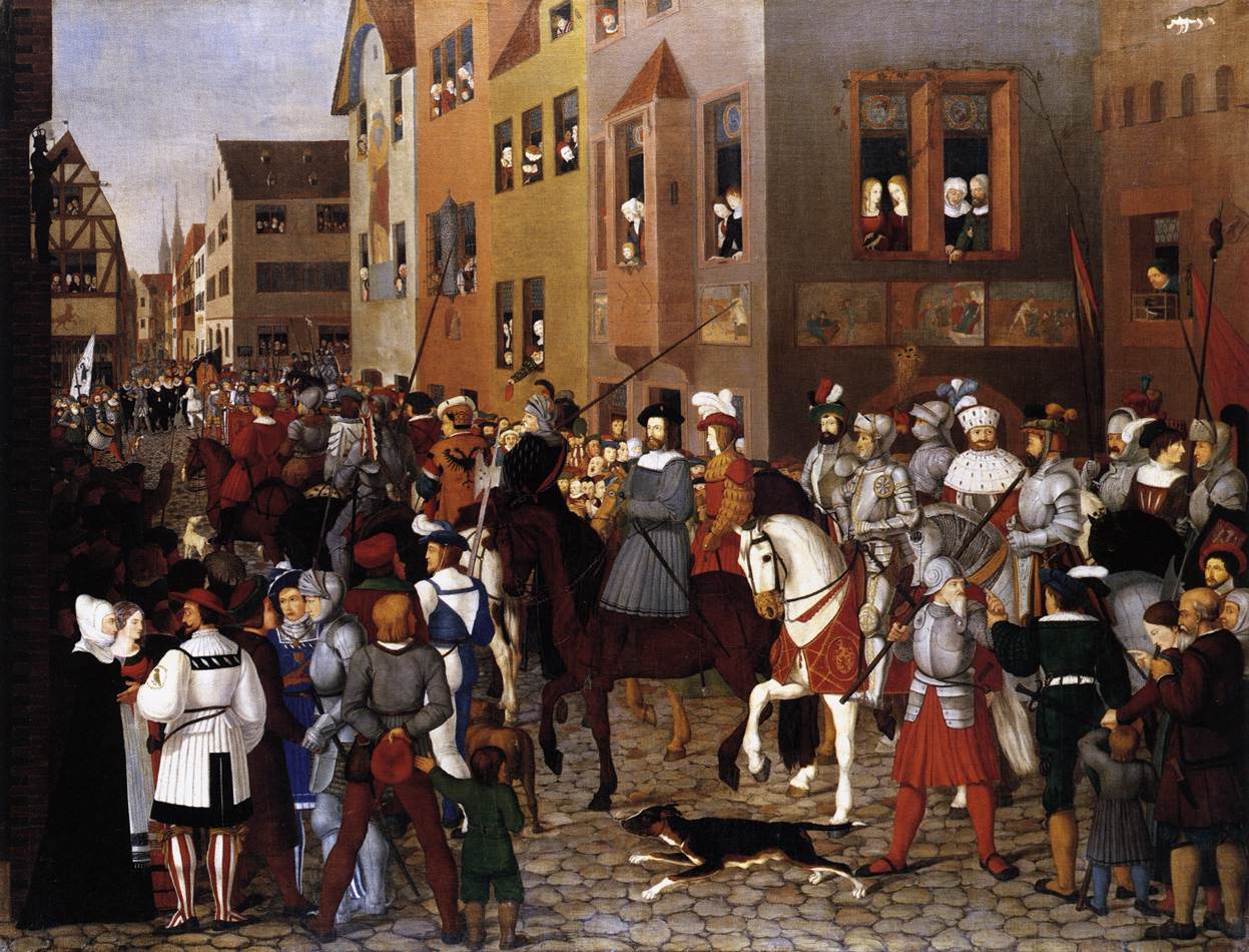 L'ingresso dell'imperatore Rudolf di Asburgo a Basilea