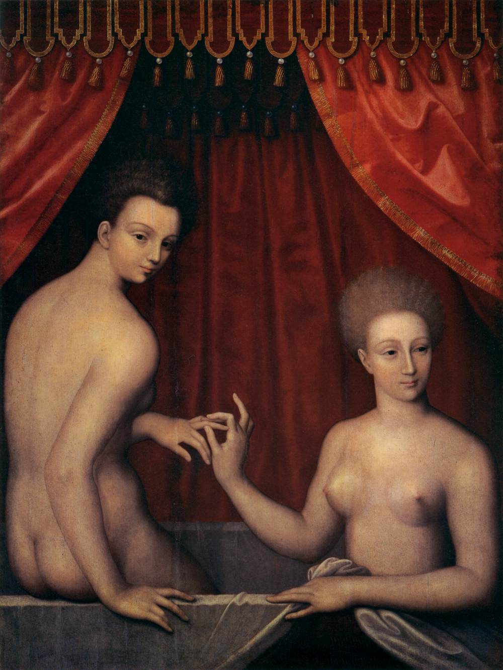 Retrato de Gabrielle D'Estrées con su Hermana