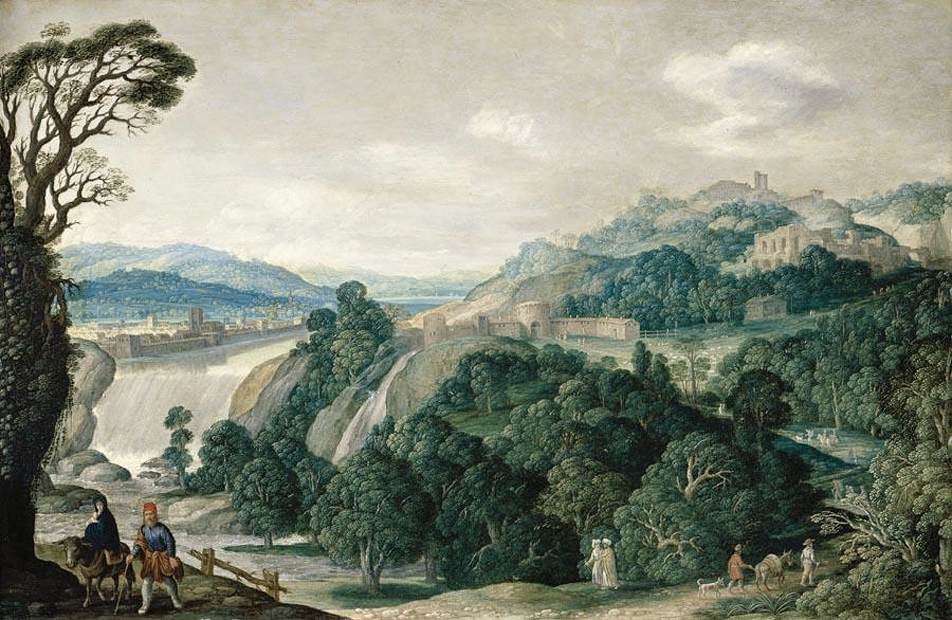 Extensive Landscape with Flight into Egypt