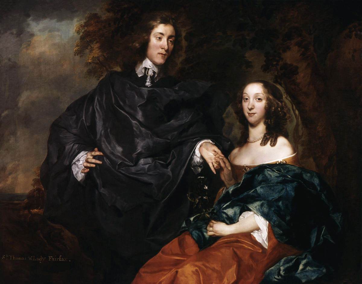 William Fairfax e sua esposa Elizabeth