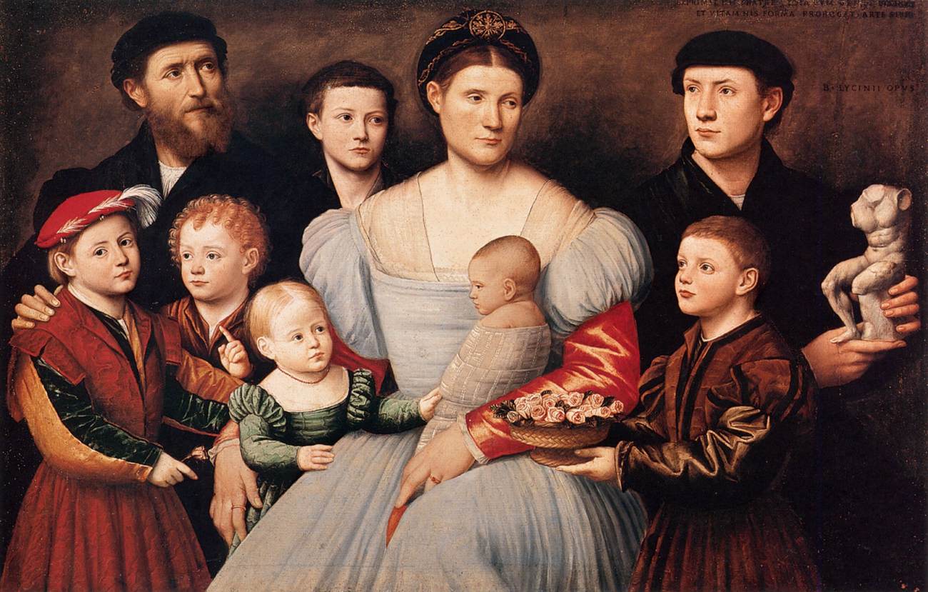 Retrato de Arrigo Licinio y su Familia