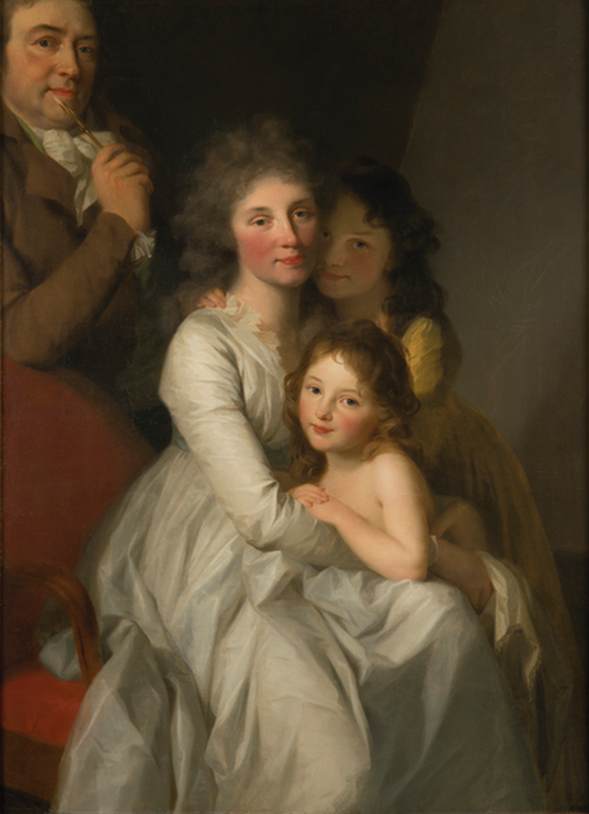 Porträt des Künstlers und seiner Familie