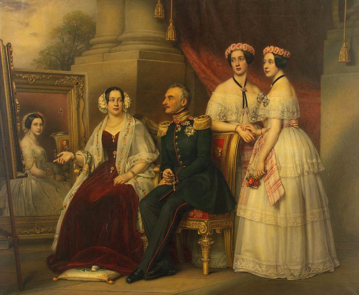 Porträt von Josés Familie, Herzog von Saxe-Altenburg