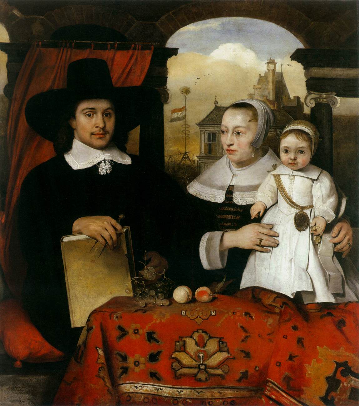 Portrait of Willem Van Der Helm and his Family