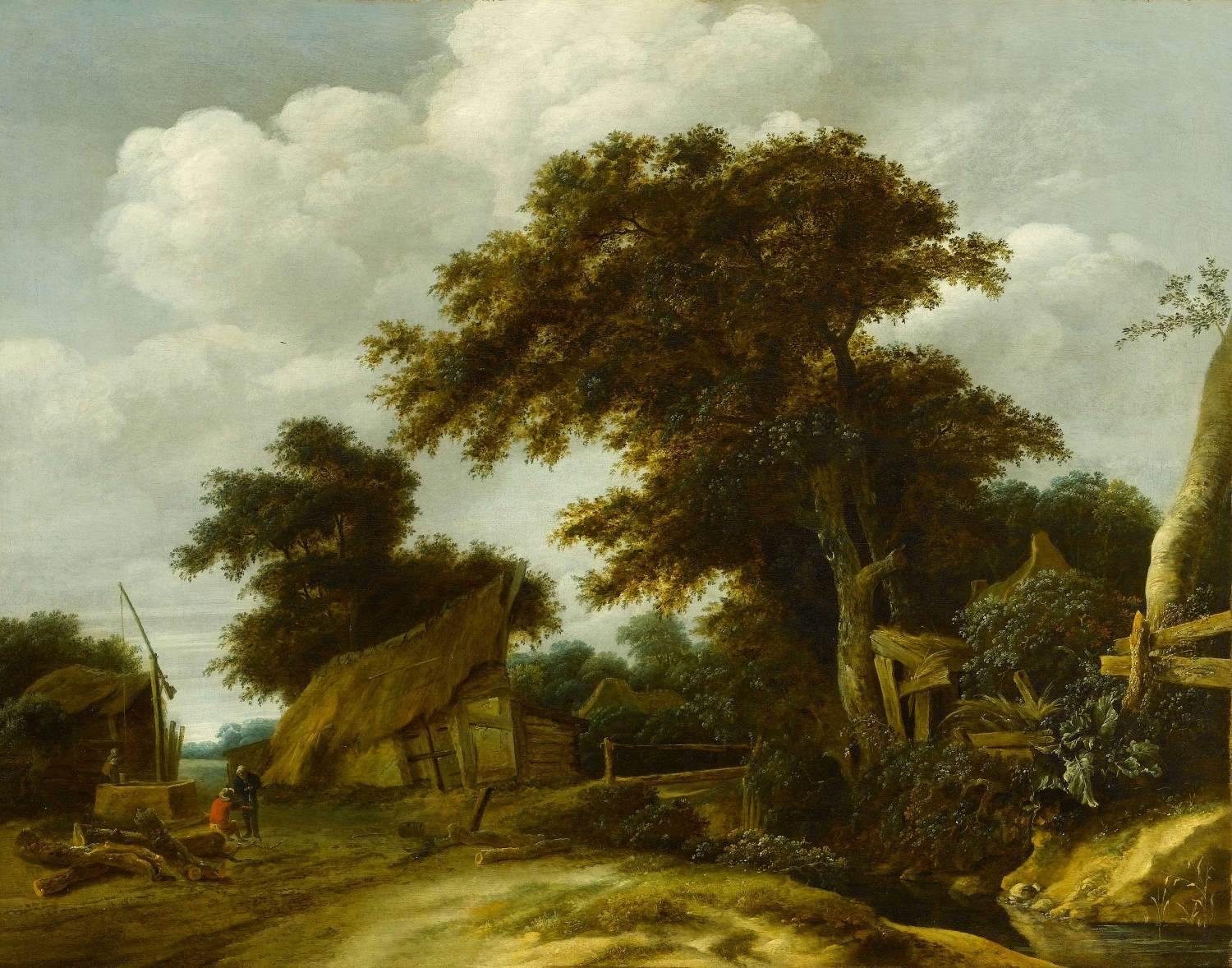 Paysage avec une récolte