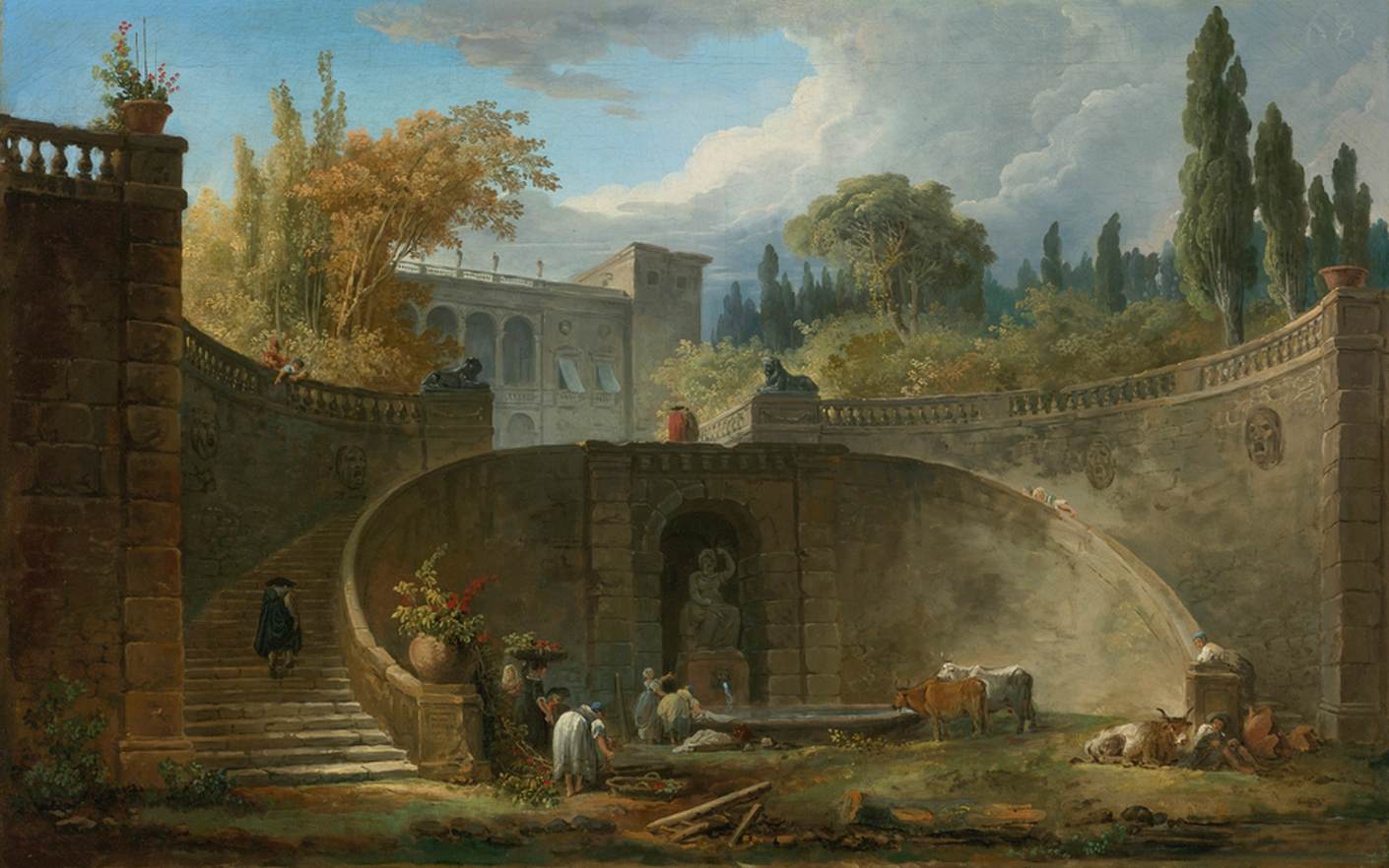 Villa Farnese com jardins em Caprarola