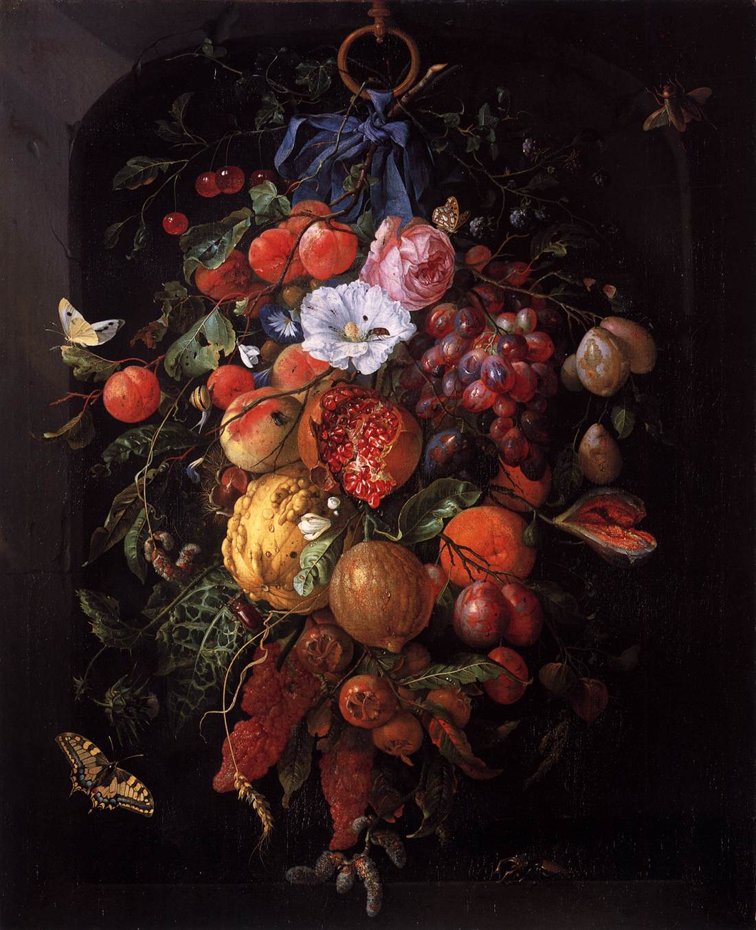 Festoon of Fruits and Flowers