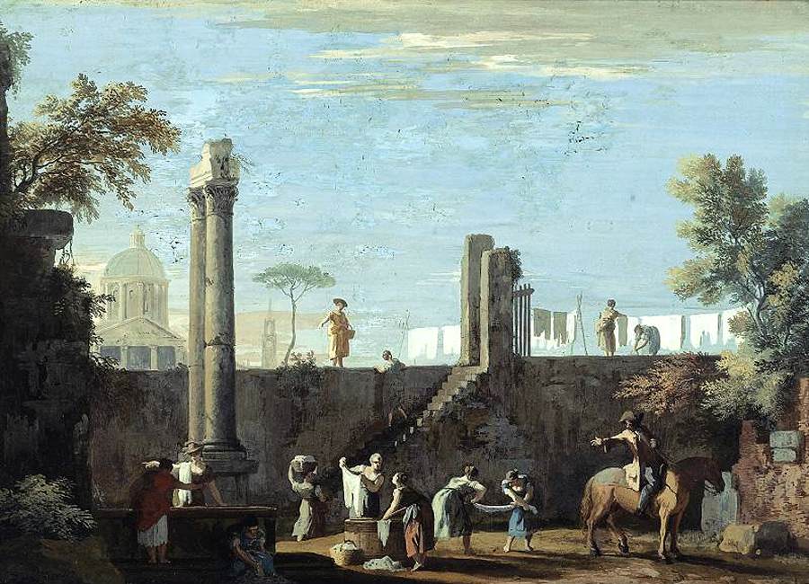 Figures Between Ruins