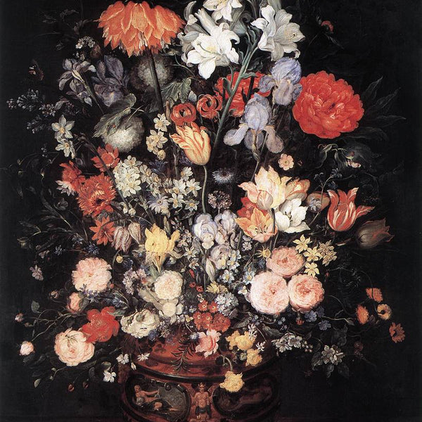 Quebra-cabeça Flores no Vaso, Jan Brueghel, o mais jovem