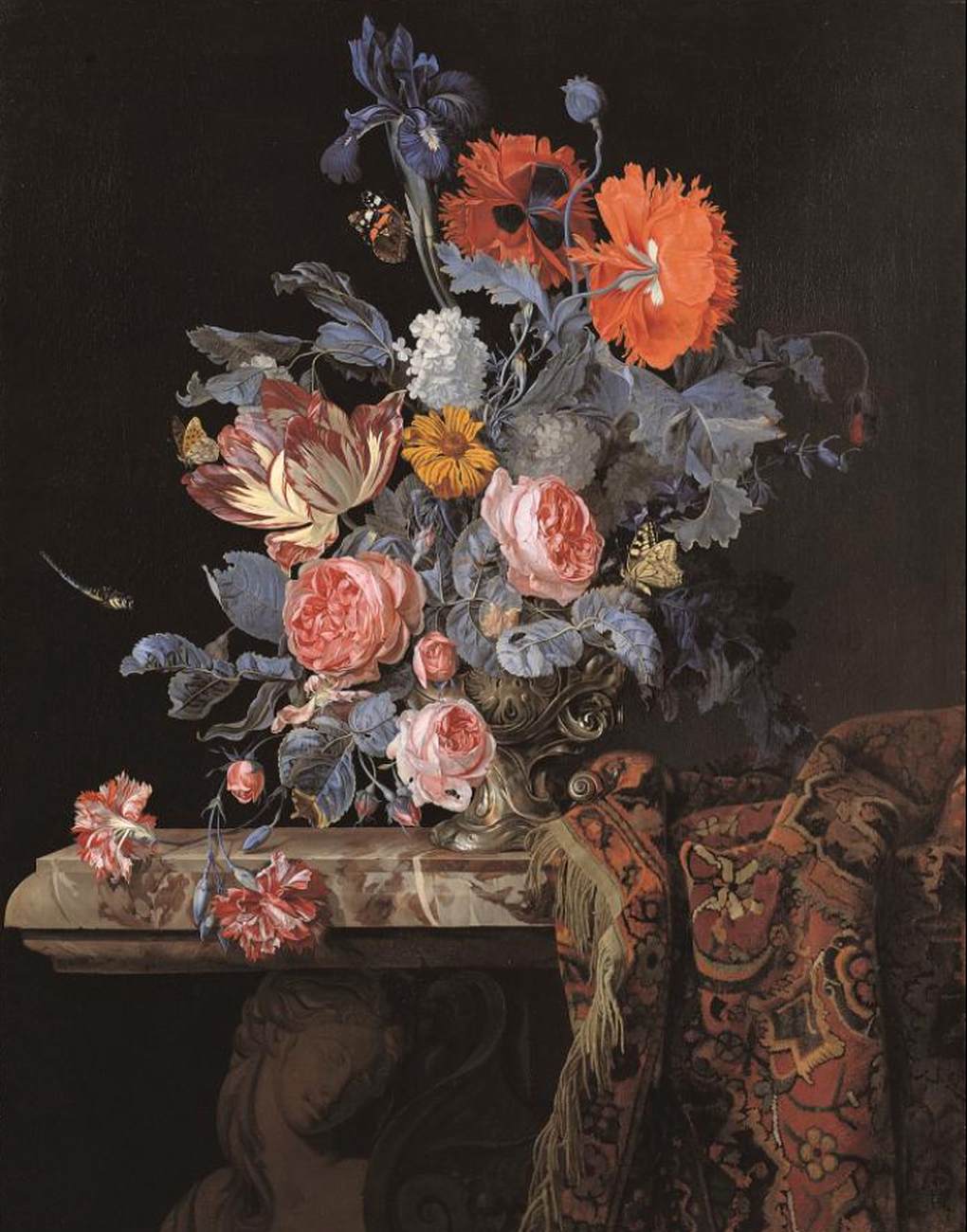 still life of flowers