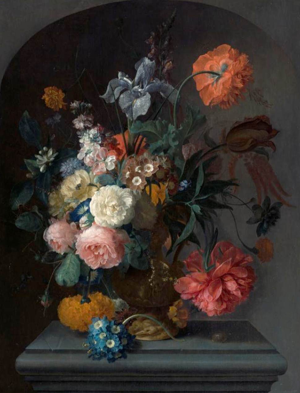 still life of flowers