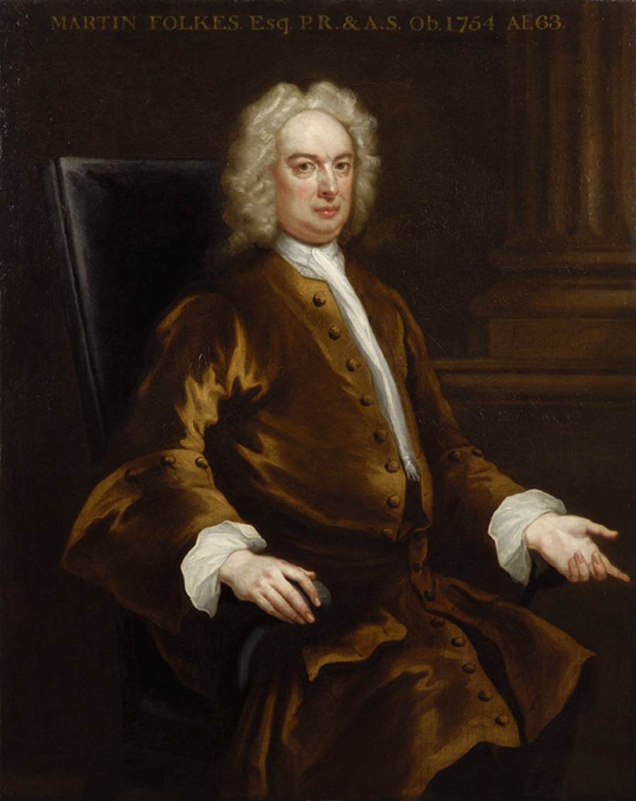 Portrait of Martin Folkes