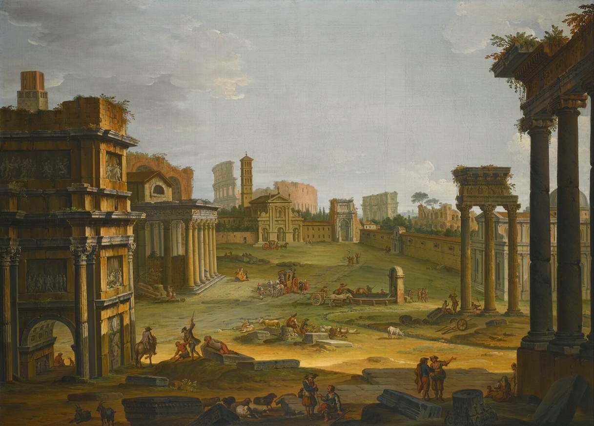 Vue du forum romain