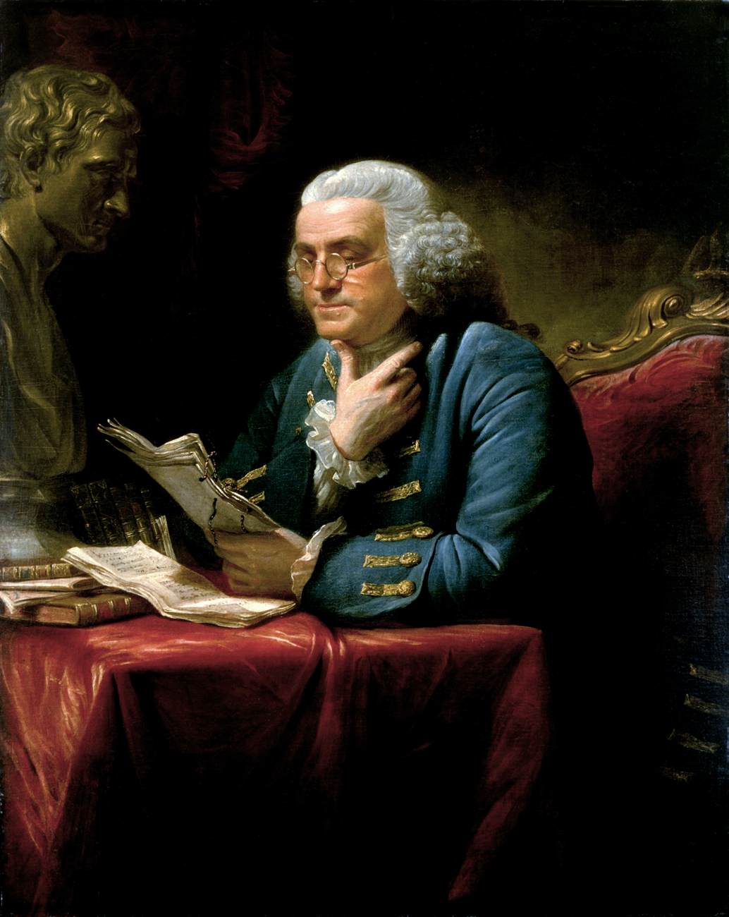 Benjamin Franklin Portre