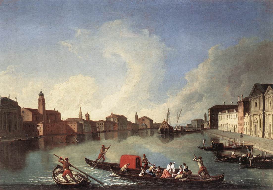 Vue de canal Giudecca