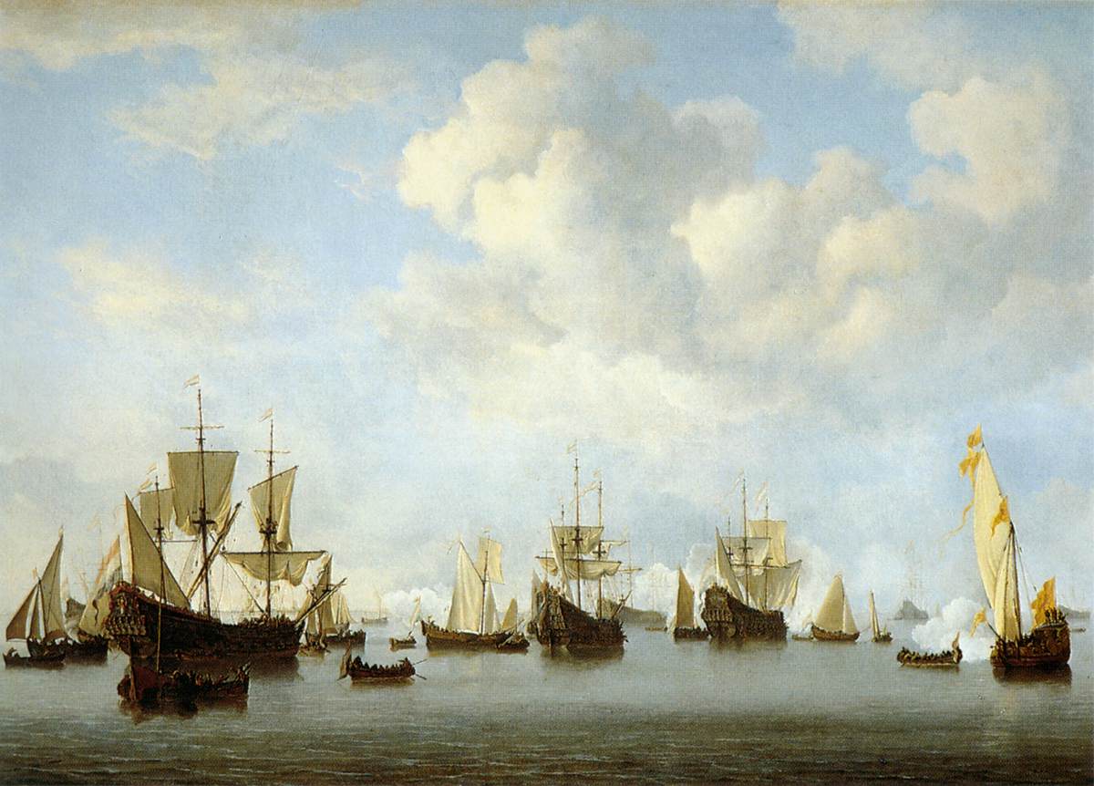 The Dutch Fleet in the Strait of Goeree (Guinea)