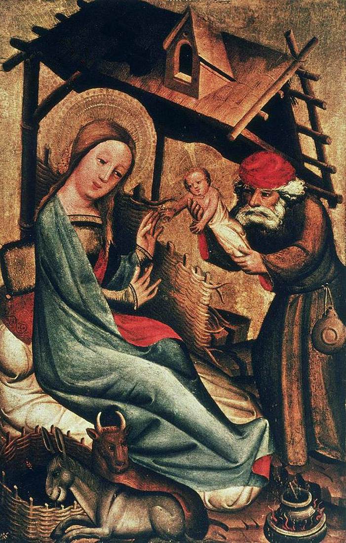 Altarpiece of Saint Peter (Grabow): The Nativity