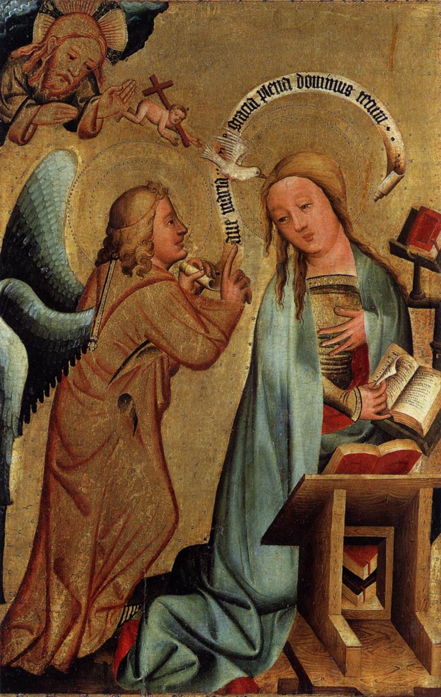 Altarpiece of Saint Peter (Grabow): The Annunciation