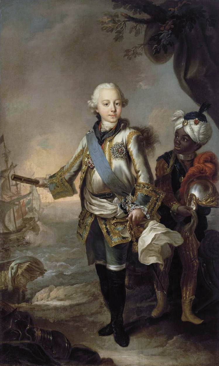 Porträt des Großherzogs Pavel Petrovich