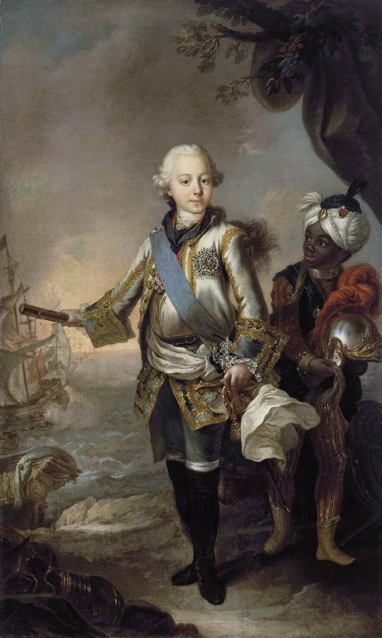 Portret van Grand Duke Pavel Petrovich