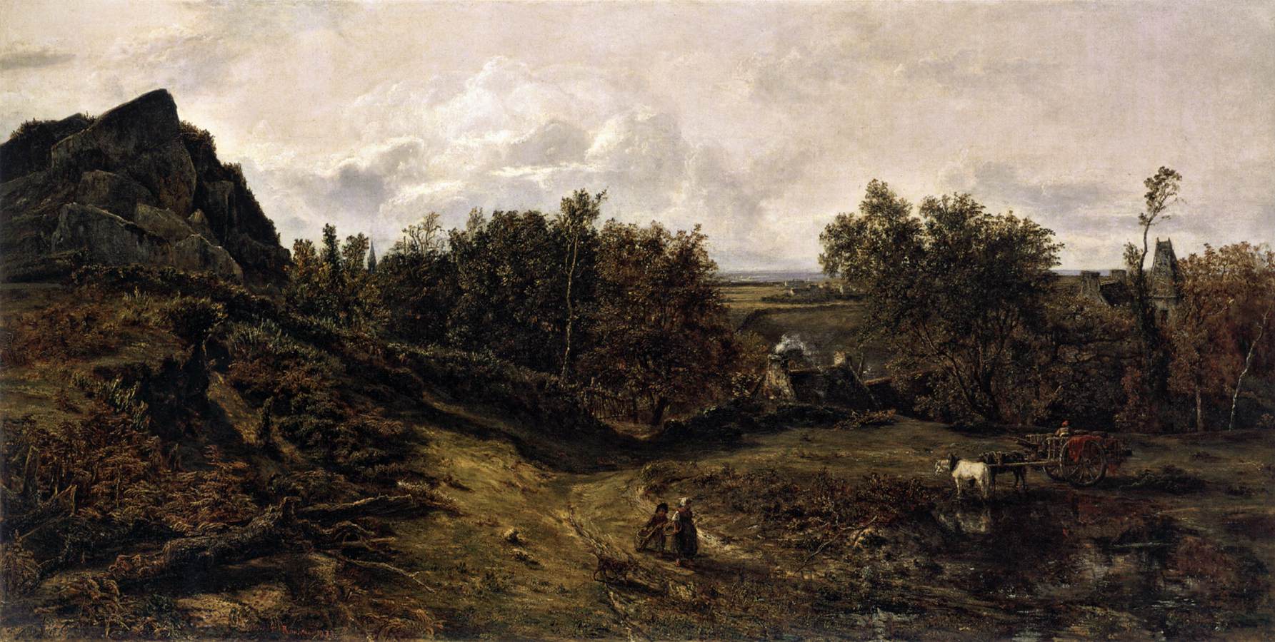 View Over The Outskirts Of Granville