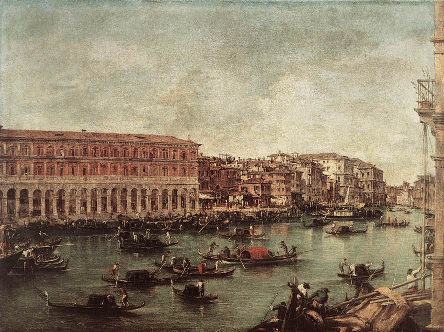 The Grand Canal at The Fish Market (Pescheria)