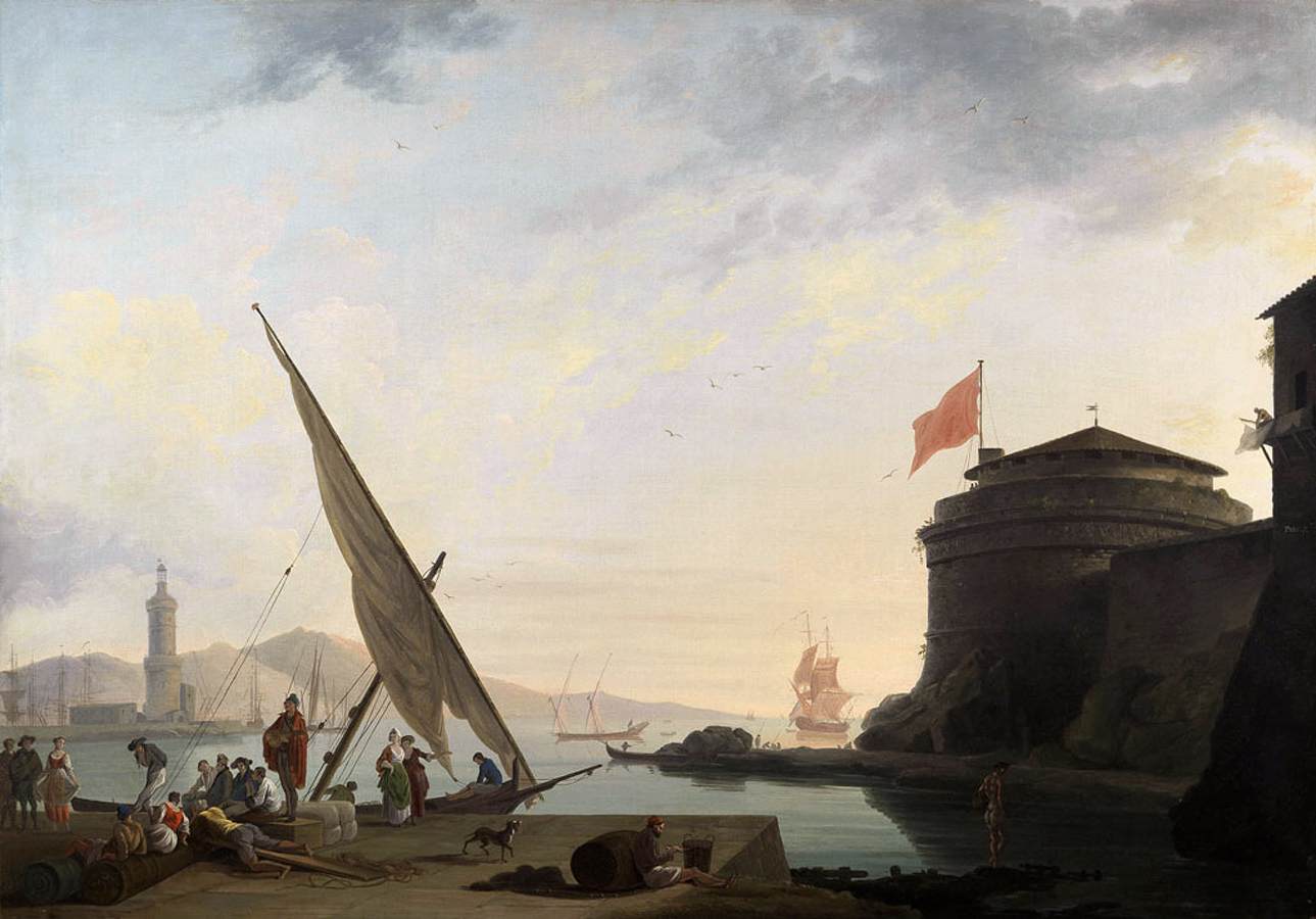 View of an Italian Port