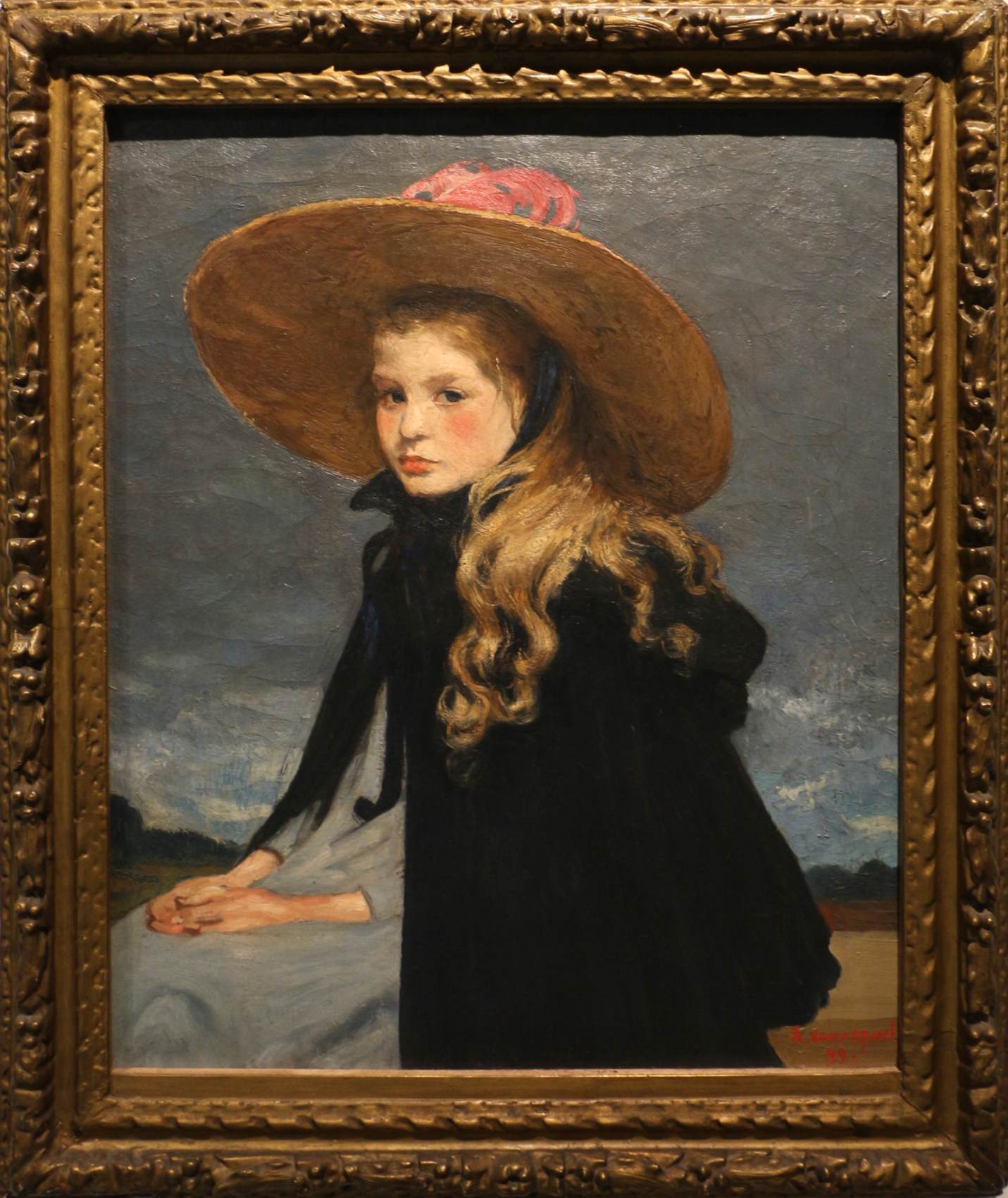 Henriette with Big Hat