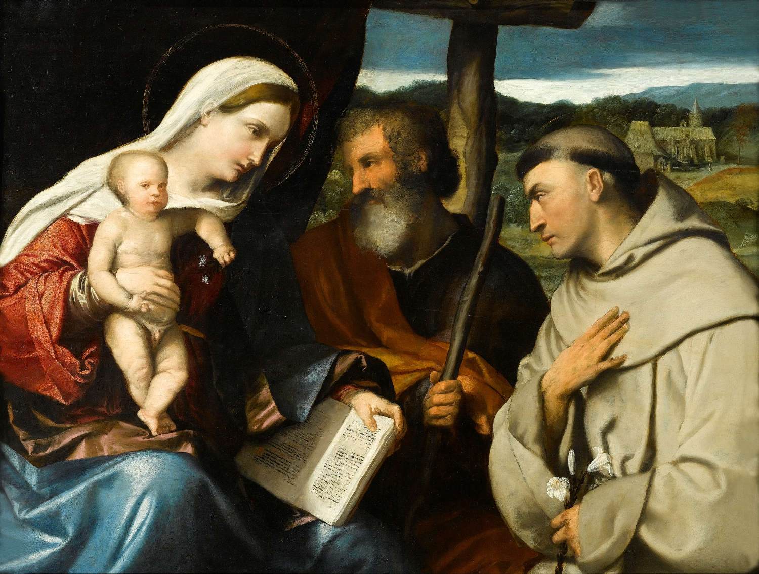 The Holy Family with Saint Anthony of Padua