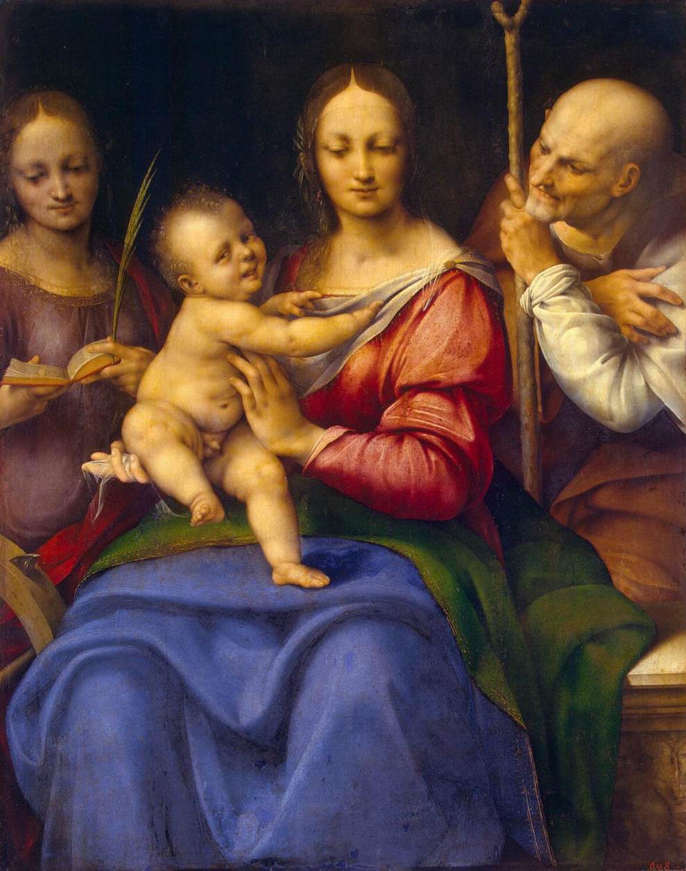 The Holy Family with Saint Catherine