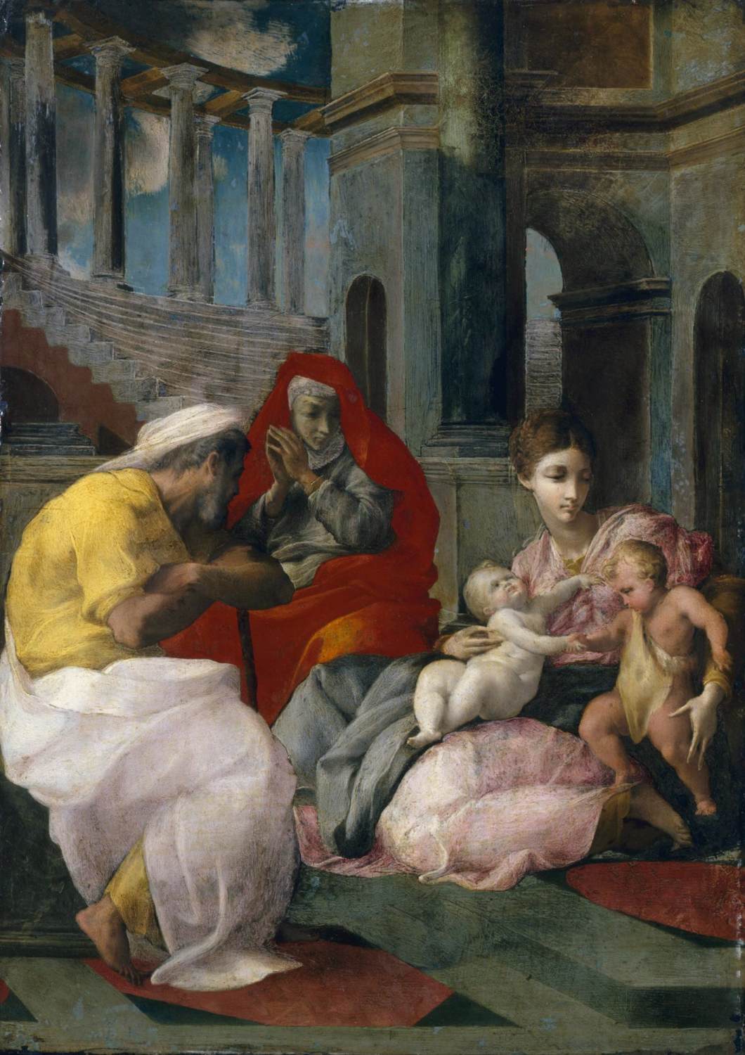 The Holy Family with Saint Elizabeth and John the Baptist