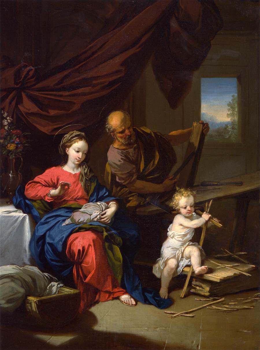 The Holy Family in a Carpenter's Shop