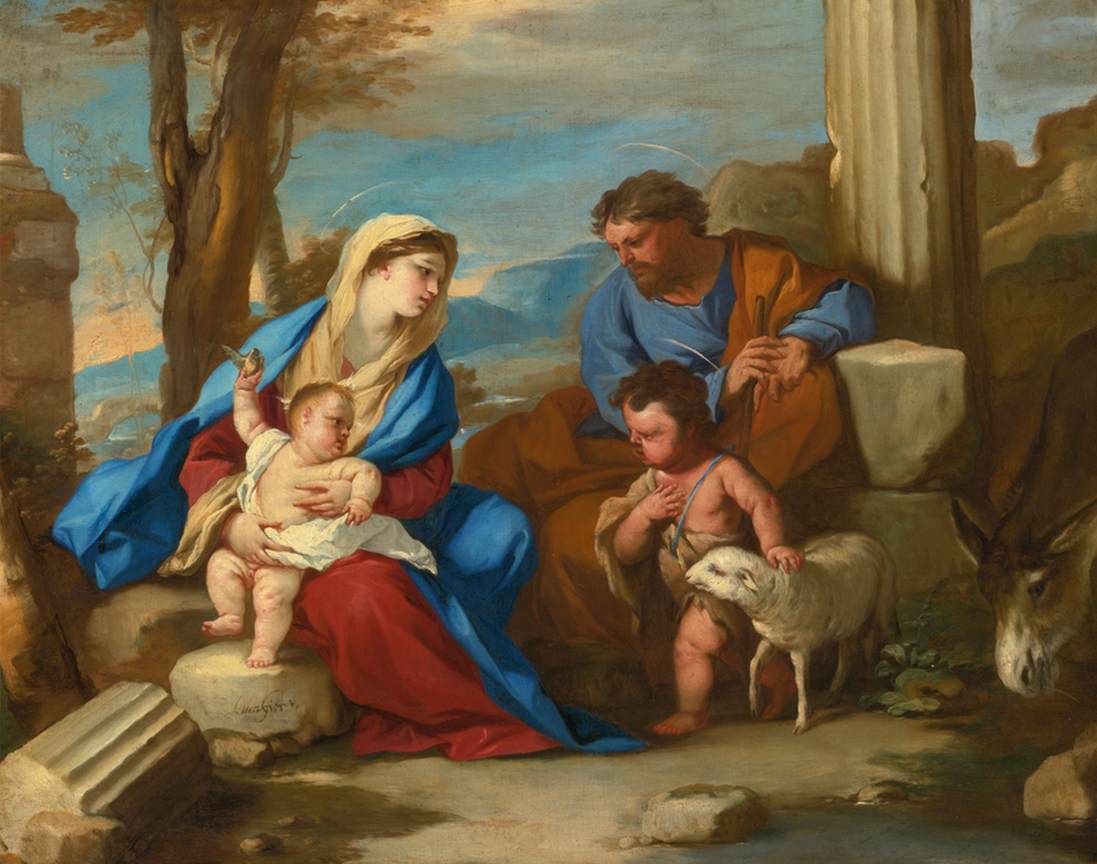 A Sagrada Família com o Jovem São João Batista