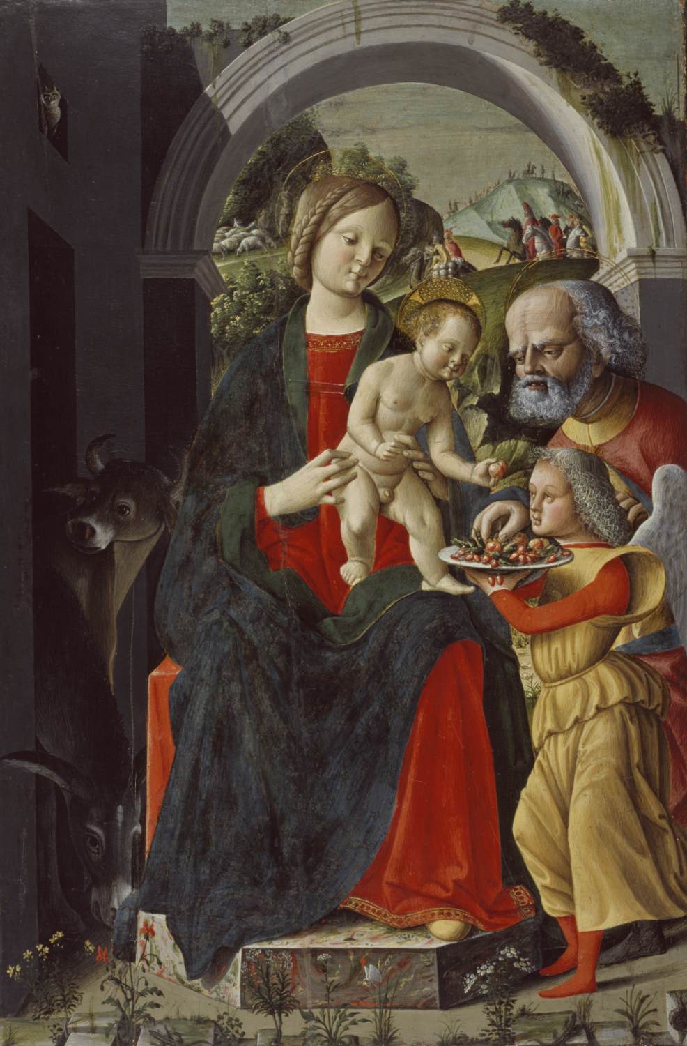 The Holy Family with an Angel