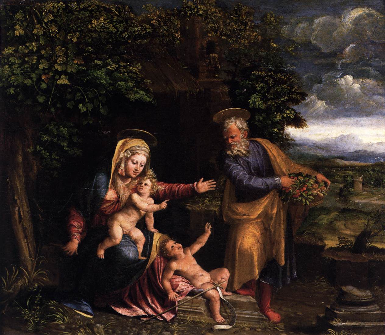 The Holy Family with the Young Saint John the Baptist