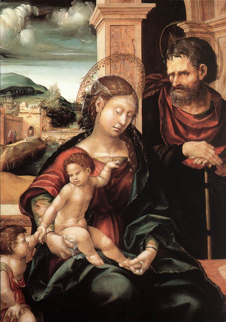 The Holy Family with the Child Saint John