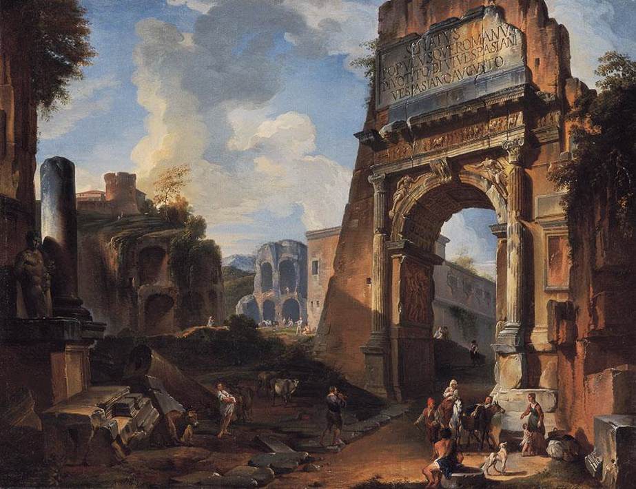 Ideal Landscape with Titus Arch