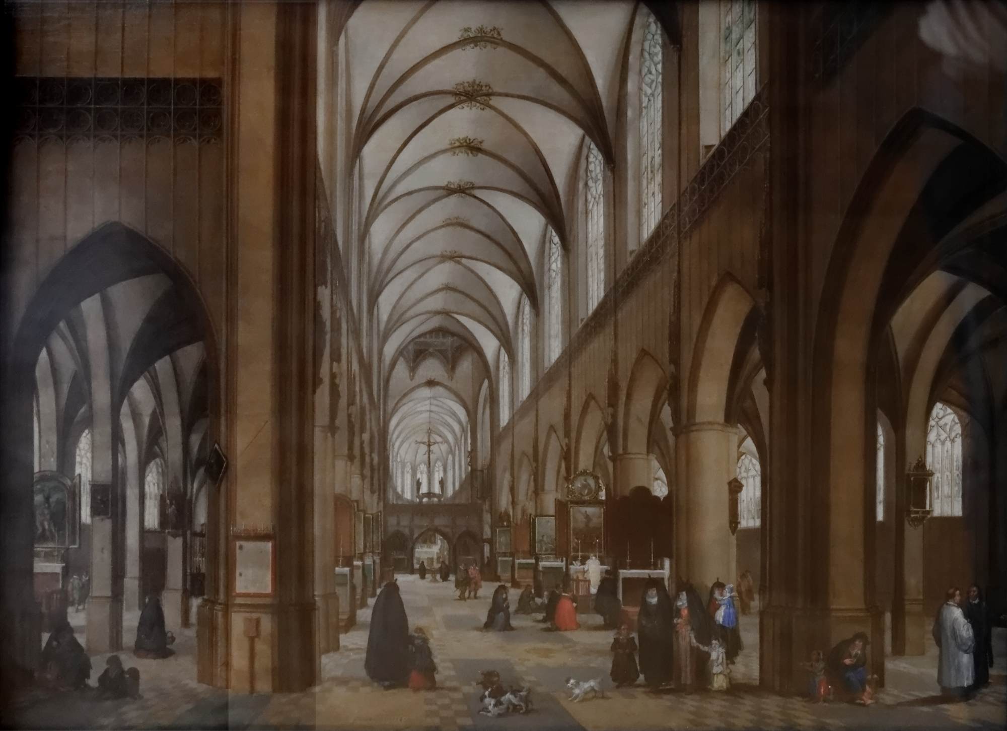Interior of the Antwerp Cathedral