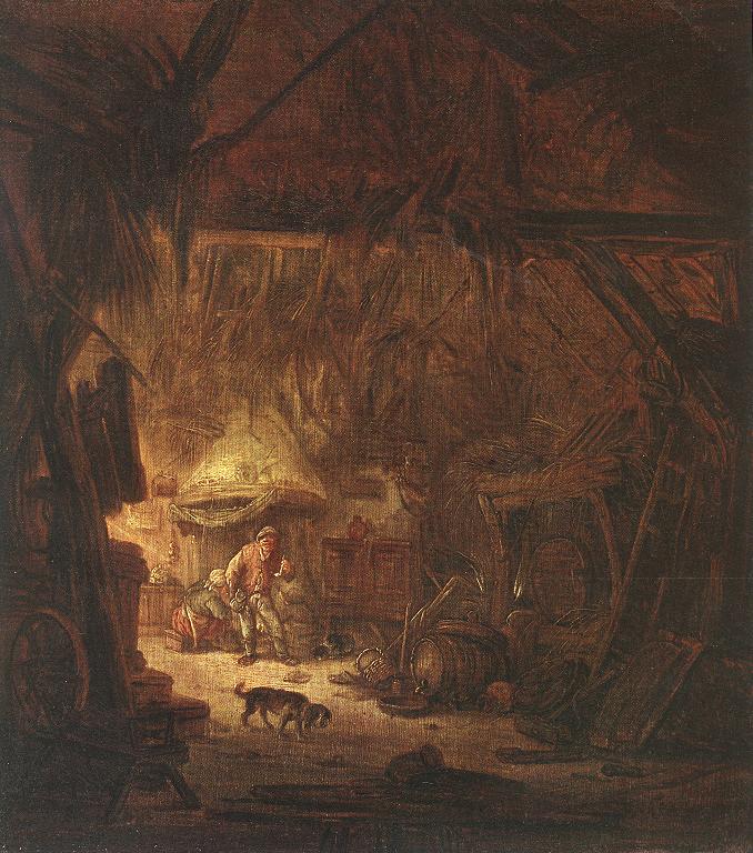 Intérieur d'une maison paysanne